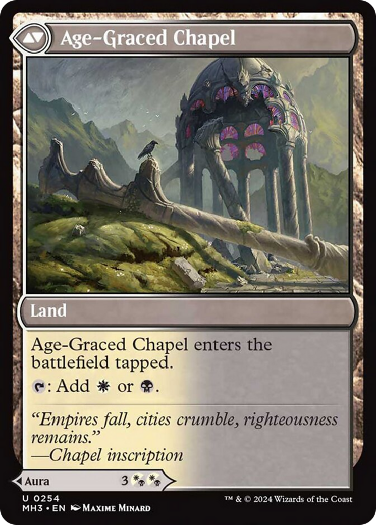 Glasswing Grace // Age-Graced Chapel [Modern Horizons 3] | Exor Games Bridgewater