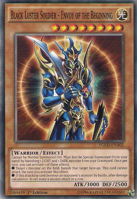 Black Luster Soldier - Envoy of the Beginning [YGLD-ENA02] Common | Exor Games Bridgewater