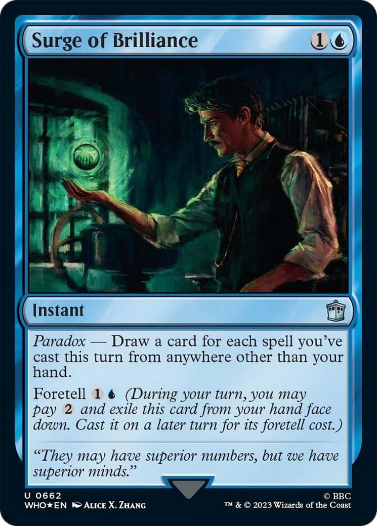 Surge of Brilliance (Surge Foil) [Doctor Who] | Exor Games Bridgewater