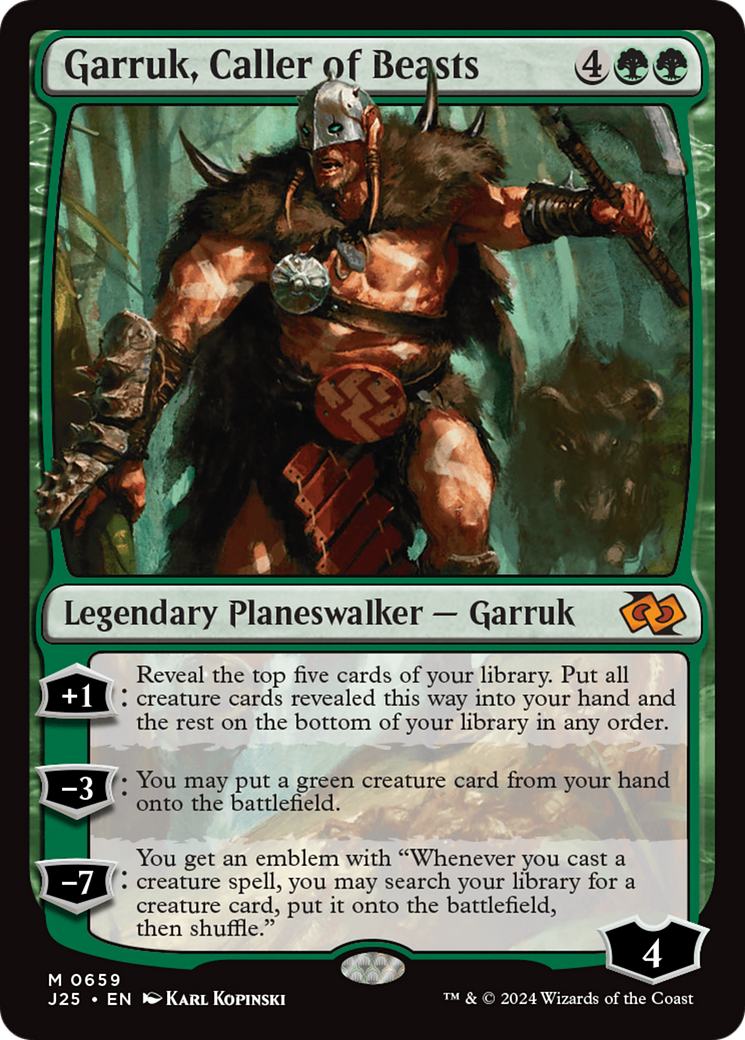 Garruk, Caller of Beasts [Foundations Jumpstart] | Exor Games Bridgewater