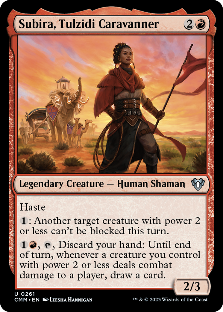 Subira, Tulzidi Caravanner [Commander Masters] | Exor Games Bridgewater