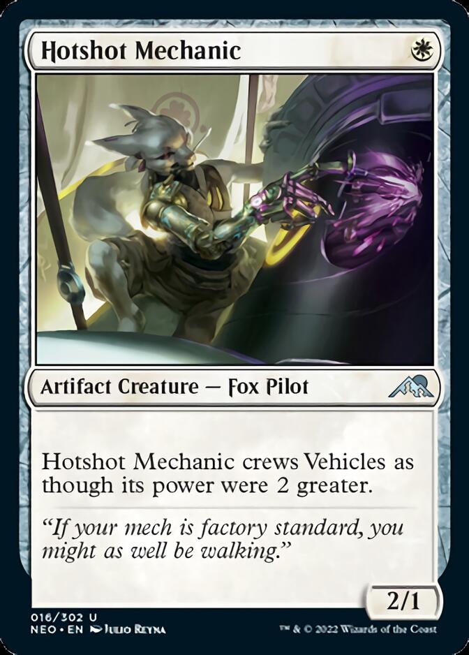 Hotshot Mechanic [Kamigawa: Neon Dynasty] | Exor Games Bridgewater