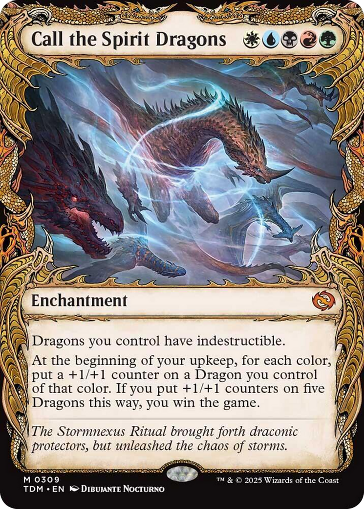 Call the Spirit Dragons (Showcase) [Tarkir: Dragonstorm] | Exor Games Bridgewater