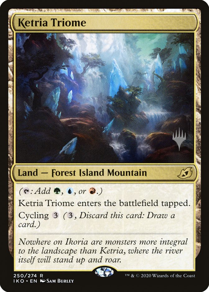 Ketria Triome (Promo Pack) [Ikoria: Lair of Behemoths Promos] | Exor Games Bridgewater