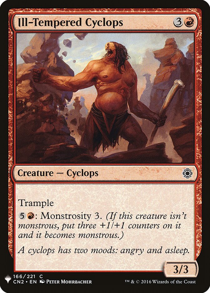 Ill-Tempered Cyclops [Mystery Booster] | Exor Games Bridgewater