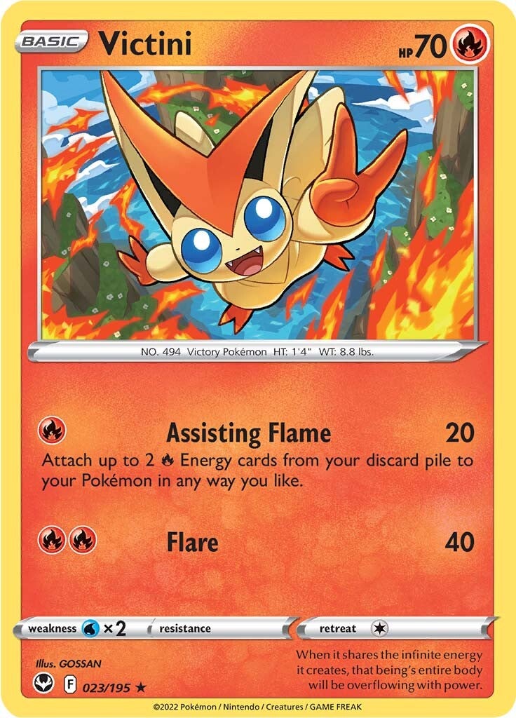 Victini (023/195) [Sword & Shield: Silver Tempest] | Exor Games Bridgewater