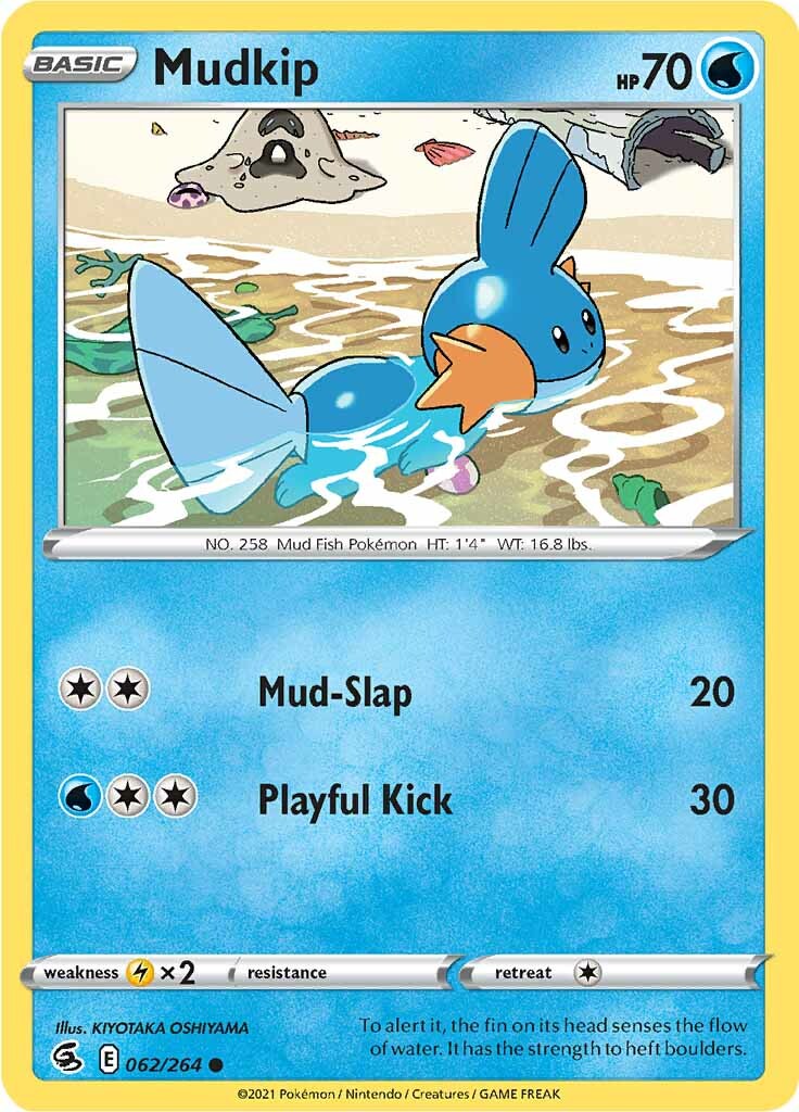 Mudkip (062/264) [Sword & Shield: Fusion Strike] | Exor Games Bridgewater