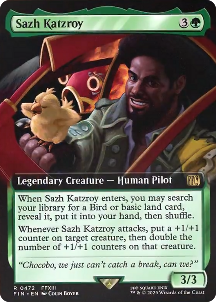 Sazh Katzroy (Extended Art) [FINAL FANTASY] | Exor Games Bridgewater