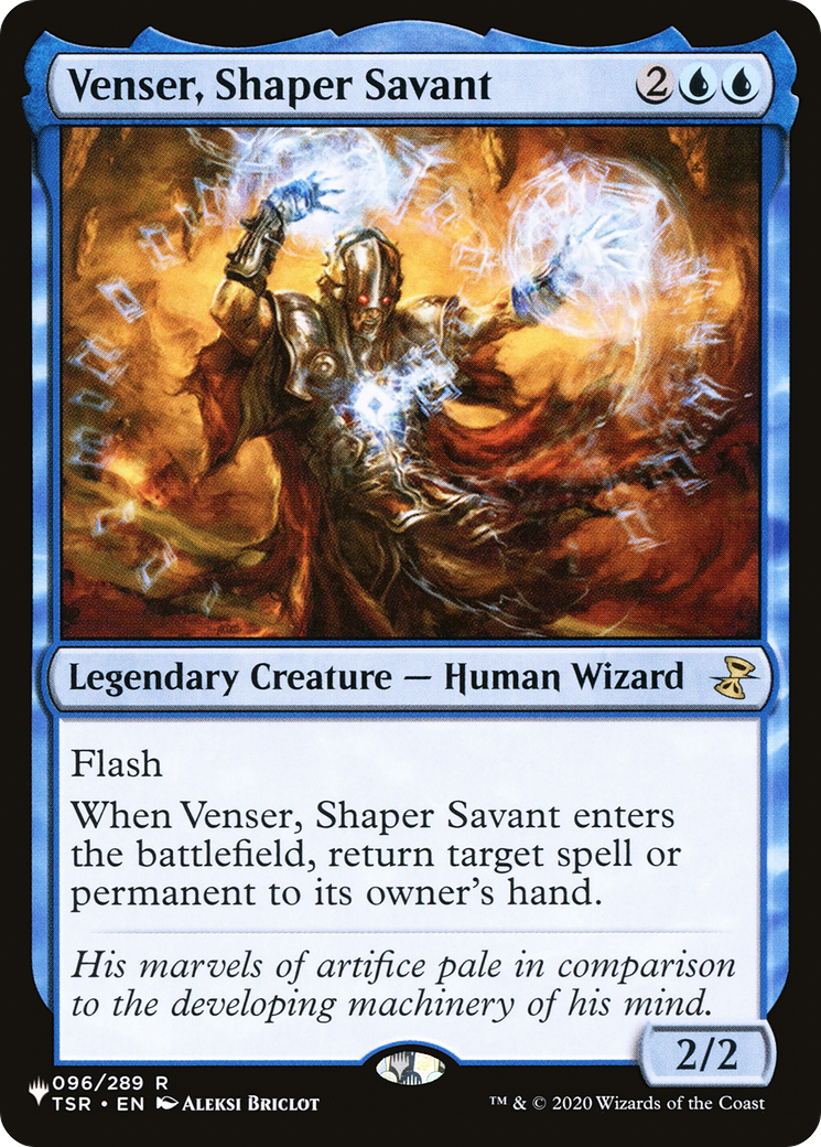 Venser, Shaper Savant [The List] | Exor Games Bridgewater