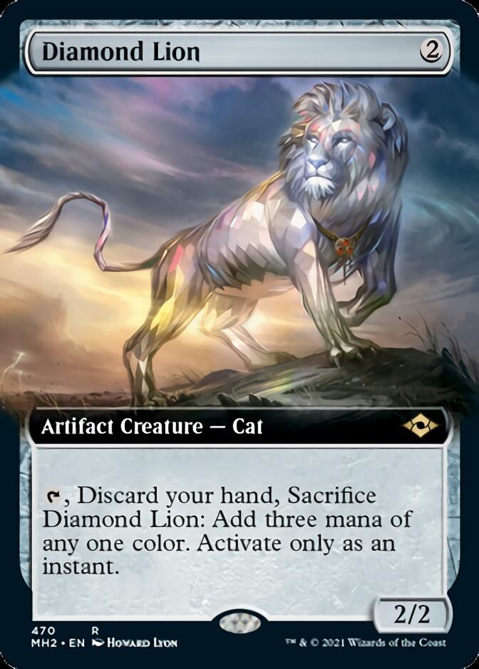 Diamond Lion (Extended Art) [Modern Horizons 2] | Exor Games Bridgewater