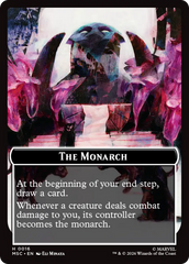 The Monarch (016) // Vibranium (015) Double-Sided Token [Marvel Super Heroes Commander Tokens] | Exor Games Bridgewater