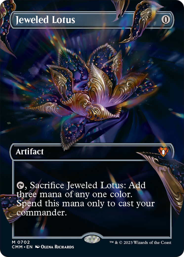 Jeweled Lotus (Borderless Frame Break) [Commander Masters] | Exor Games Bridgewater