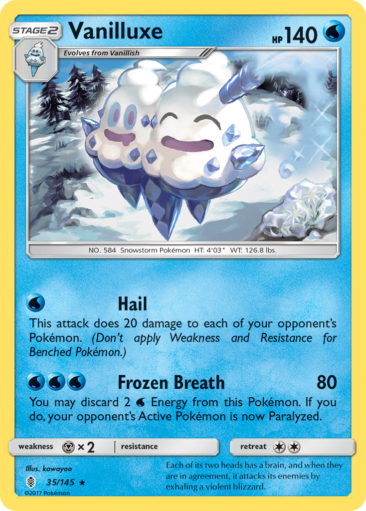 Vanilluxe (35/145) [Sun & Moon: Guardians Rising] | Exor Games Bridgewater