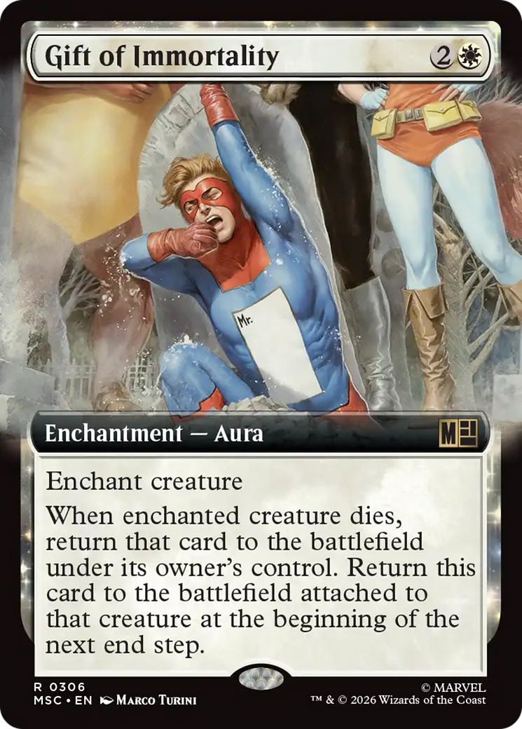 Gift of Immortality (Extended Art) [Marvel Super Heroes Commander] | Exor Games Bridgewater