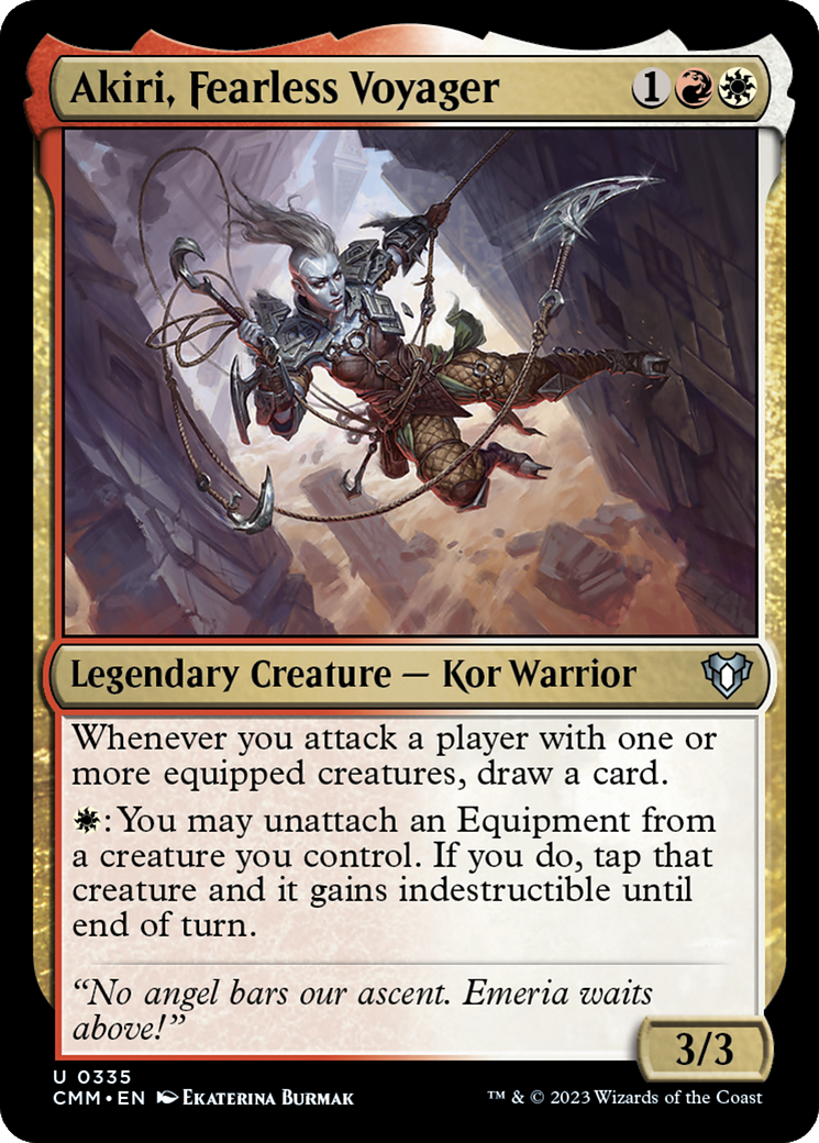 Akiri, Fearless Voyager [Commander Masters] | Exor Games Bridgewater