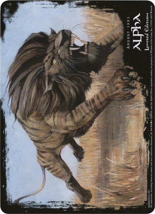 Savannah Lions (Oversized) [Eighth Edition Box Topper] | Exor Games Bridgewater
