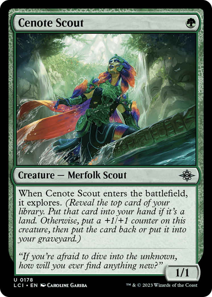 Cenote Scout [The Lost Caverns of Ixalan] | Exor Games Bridgewater