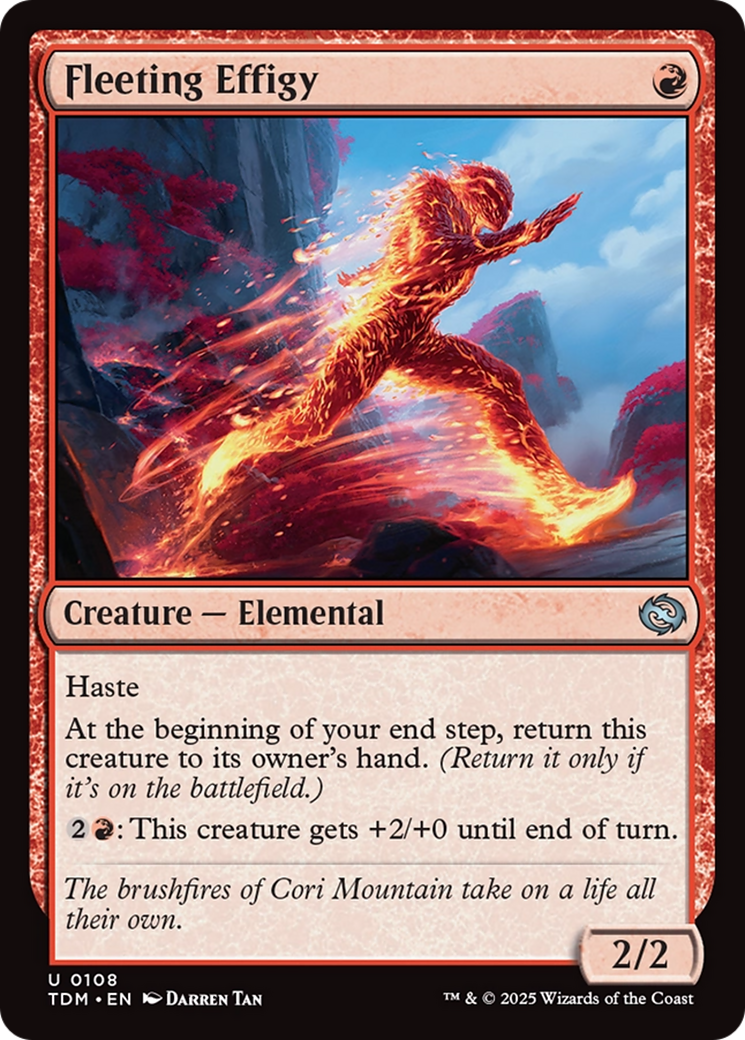 Fleeting Effigy [Tarkir: Dragonstorm] | Exor Games Bridgewater