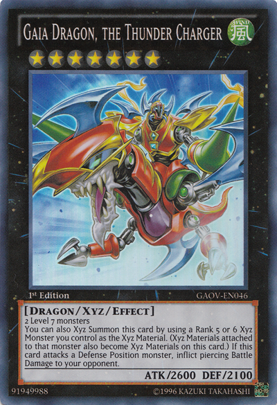 Gaia Dragon, the Thunder Charger [GAOV-EN046] Super Rare | Exor Games Bridgewater