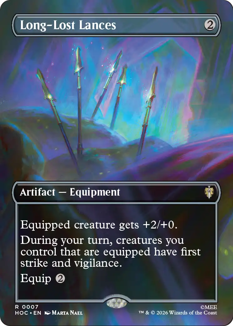 Long-Lost Lances (Borderless) [The Hobbit: Eternal-Legal] | Exor Games Bridgewater