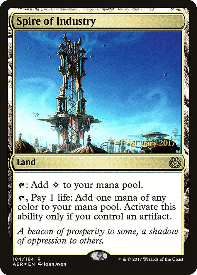 Spire of Industry [Aether Revolt Prerelease Promos] | Exor Games Bridgewater