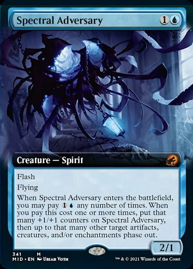 Spectral Adversary (Extended Art) [Innistrad: Midnight Hunt] | Exor Games Bridgewater