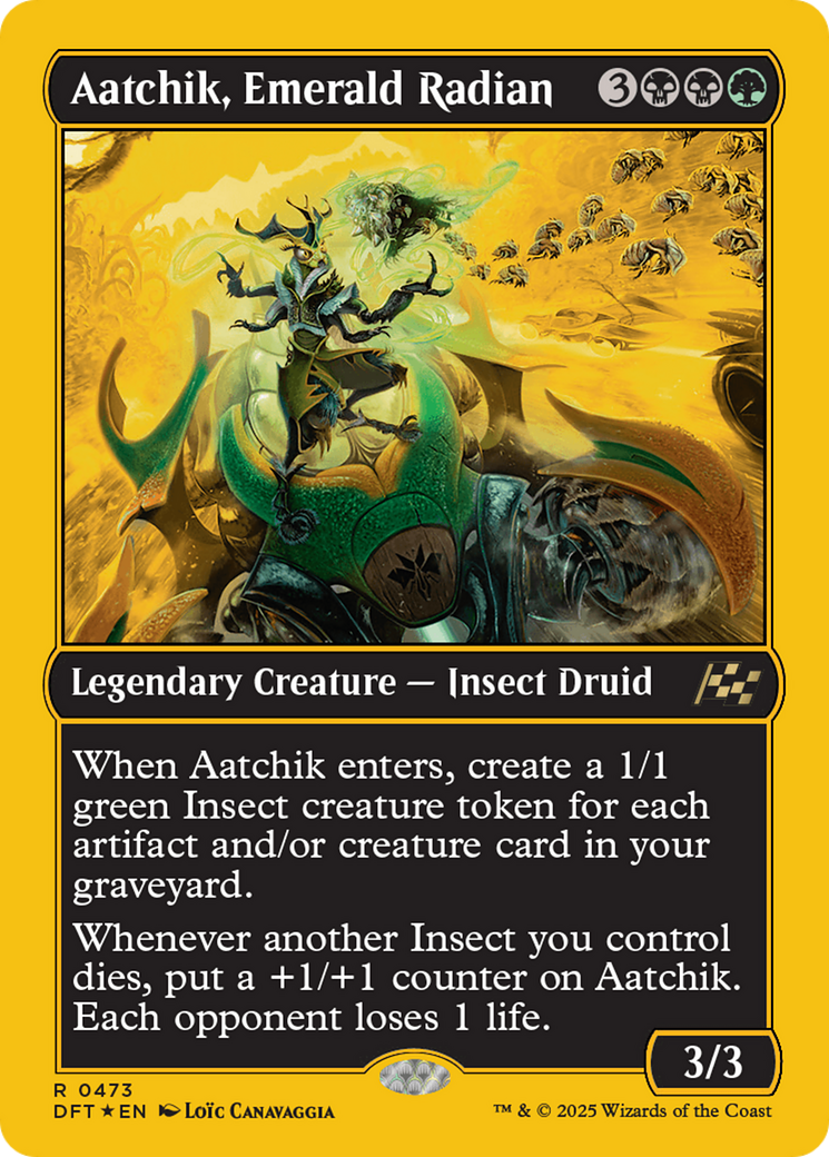 Aatchik, Emerald Radian (First-Place Foil) [Aetherdrift] | Exor Games Bridgewater