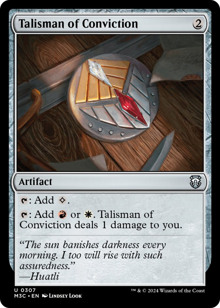 Talisman of Conviction [Modern Horizons 3 Commander] | Exor Games Bridgewater