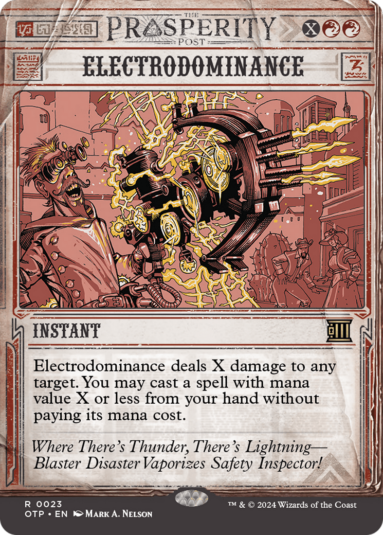 Electrodominance [Outlaws of Thunder Junction: Breaking News] | Exor Games Bridgewater