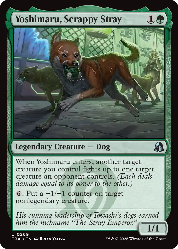 Yoshimaru, Scrappy Stray [Reality Fracture] | Exor Games Bridgewater