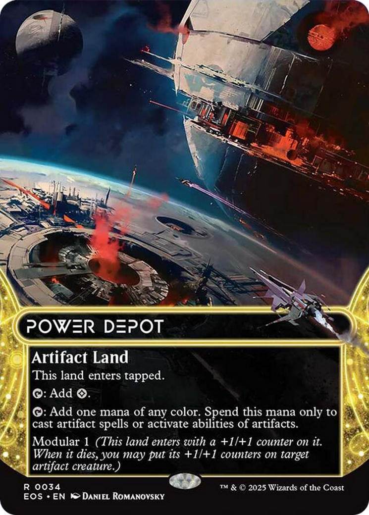 Power Depot (0034) (Borderless) [Edge of Eternities: Stellar Sights] | Exor Games Bridgewater