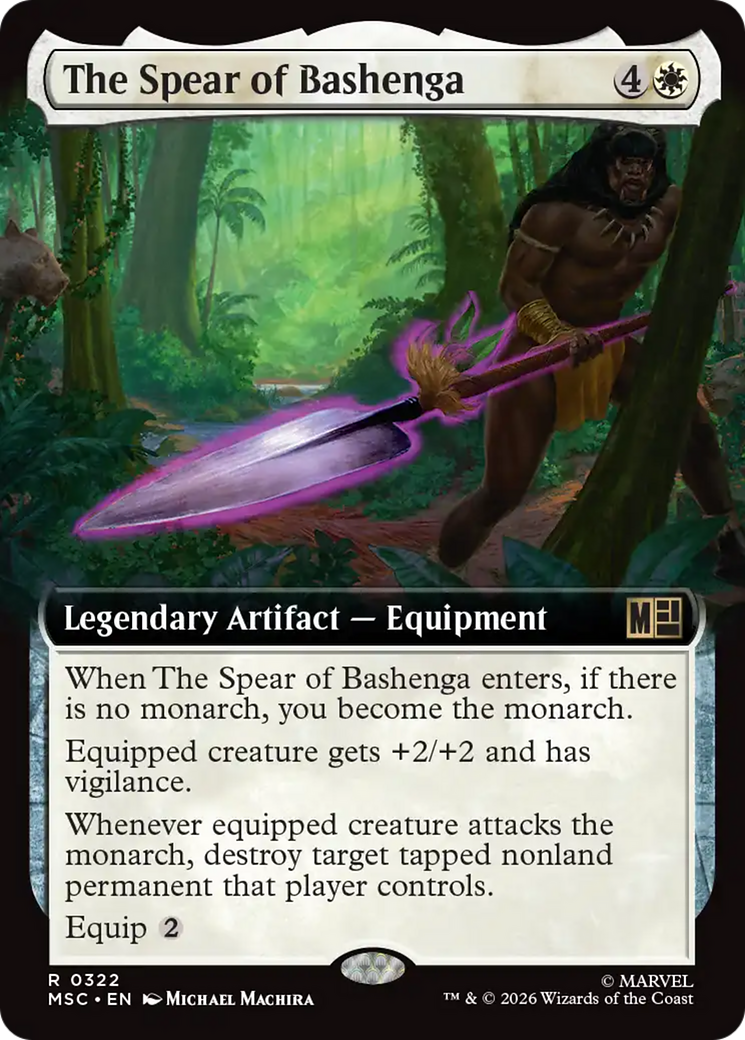 The Spear of Bashenga (Extended Art) [Marvel Super Heroes Commander] | Exor Games Bridgewater