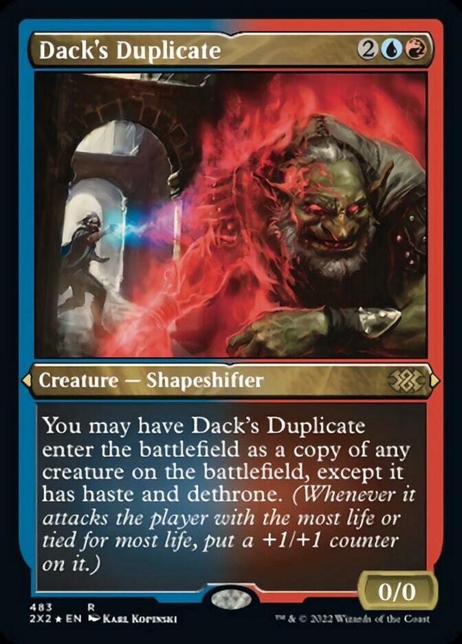 Dack's Duplicate (Foil Etched) [Double Masters 2022] | Exor Games Bridgewater