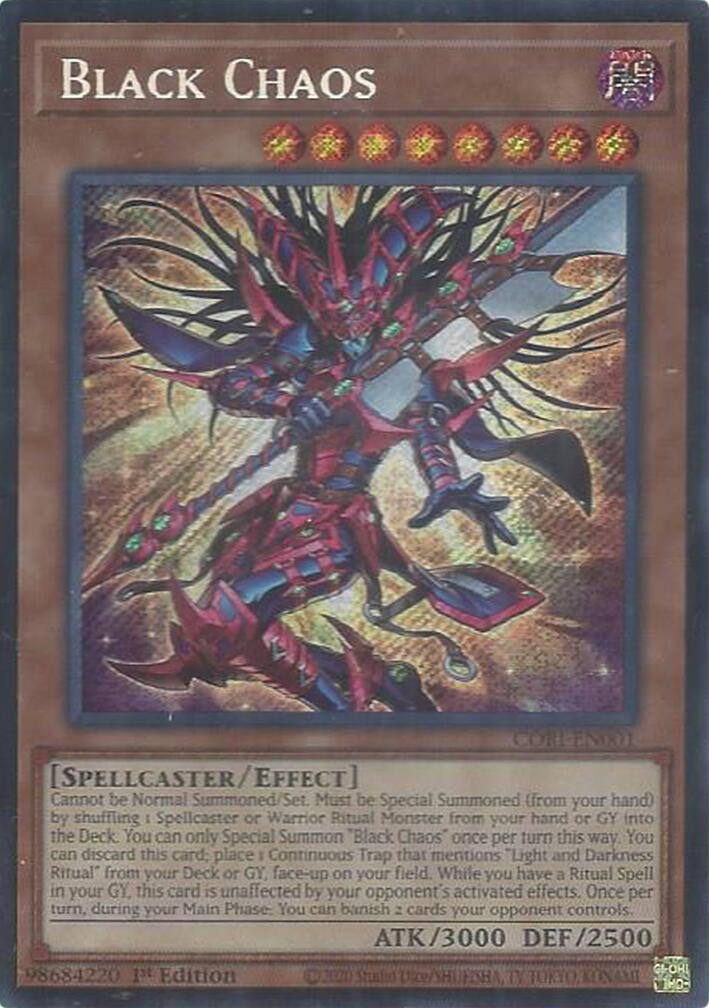 Black Chaos [CORI-EN001] Secret Rare | Exor Games Bridgewater