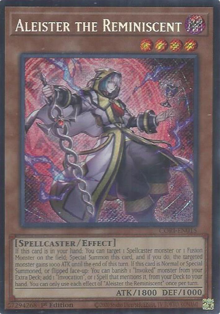 Aleister the Reminiscent [CORI-EN015] Secret Rare | Exor Games Bridgewater