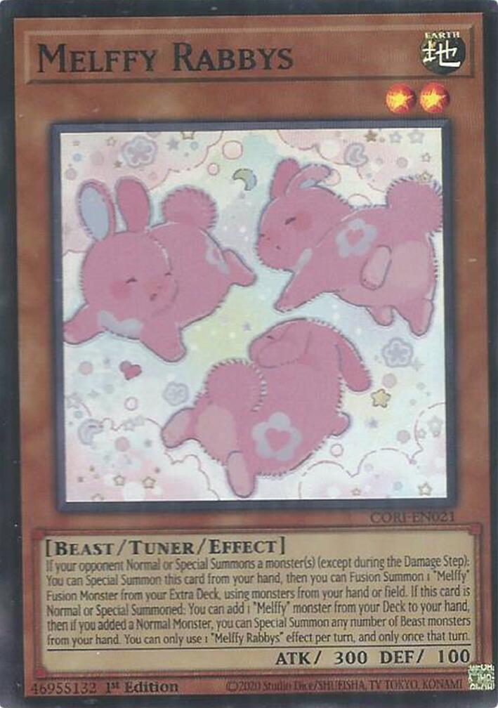 Melffy Rabbys [CORI-EN021] Super Rare | Exor Games Bridgewater