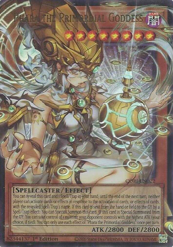Phara the Primordial Goddess (Extended Art) [CORI-EN022] Ultra Rare | Exor Games Bridgewater