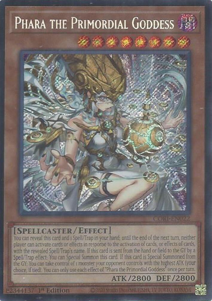 Phara the Primordial Goddess (Secret Rare) [CORI-EN022] Secret Rare | Exor Games Bridgewater