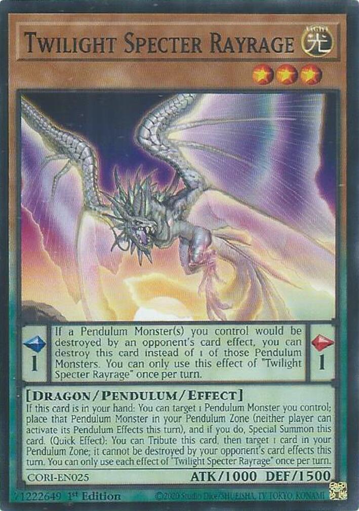 Twilight Specter Rayrage [CORI-EN025] Common | Exor Games Bridgewater