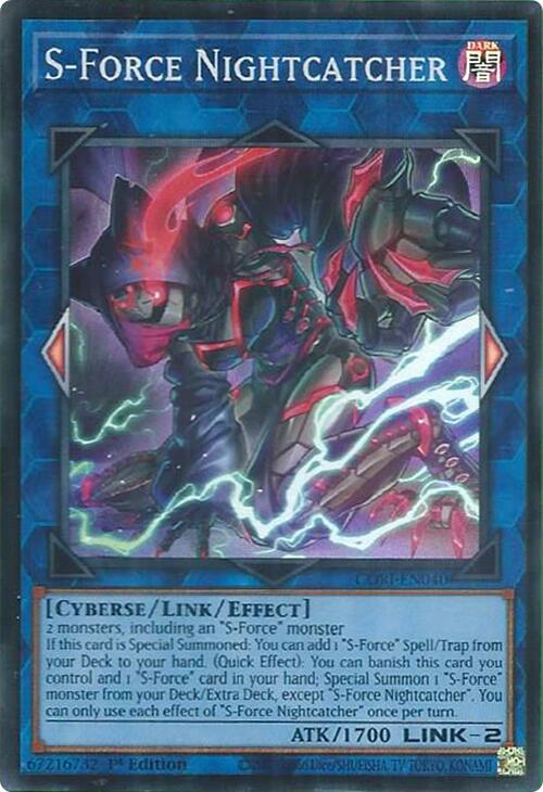 S-Force Nightcatcher [CORI-EN040] Super Rare | Exor Games Bridgewater