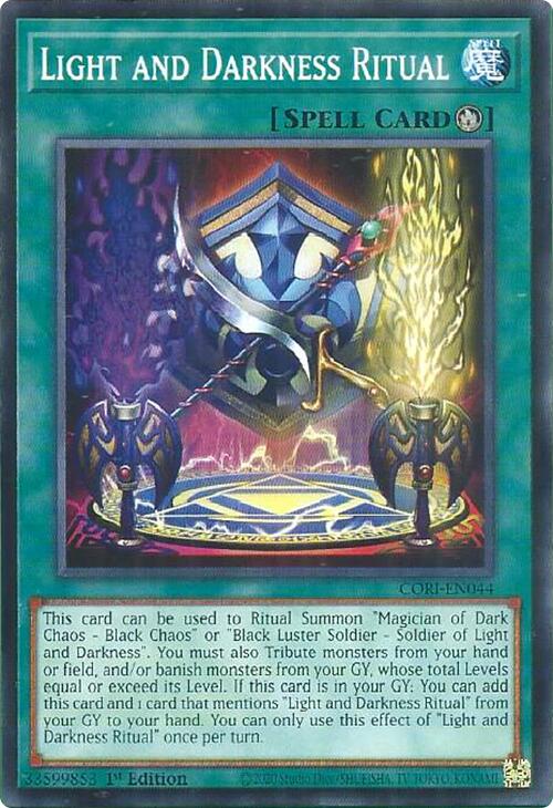 Light and Darkness Ritual [CORI-EN044] Common | Exor Games Bridgewater