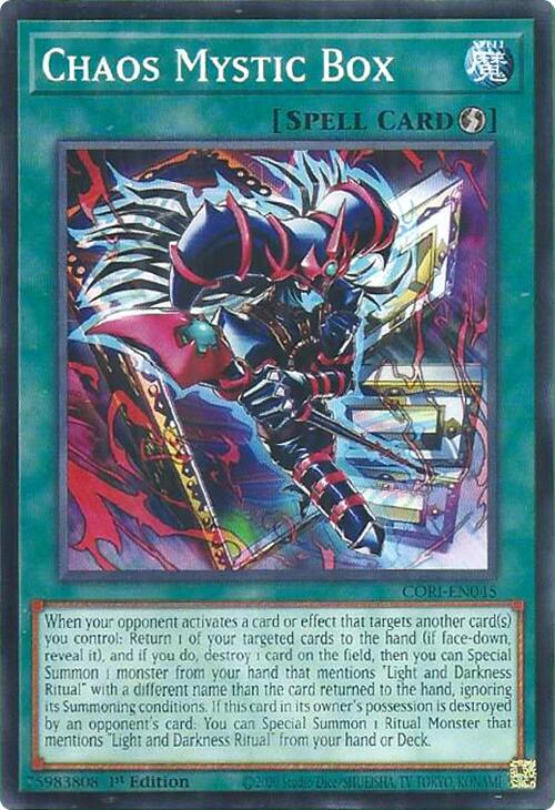 Chaos Mystic Box [CORI-EN045] Common | Exor Games Bridgewater