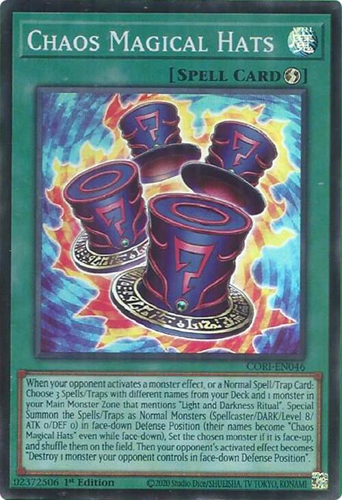 Chaos Magical Hats [CORI-EN046] Super Rare | Exor Games Bridgewater