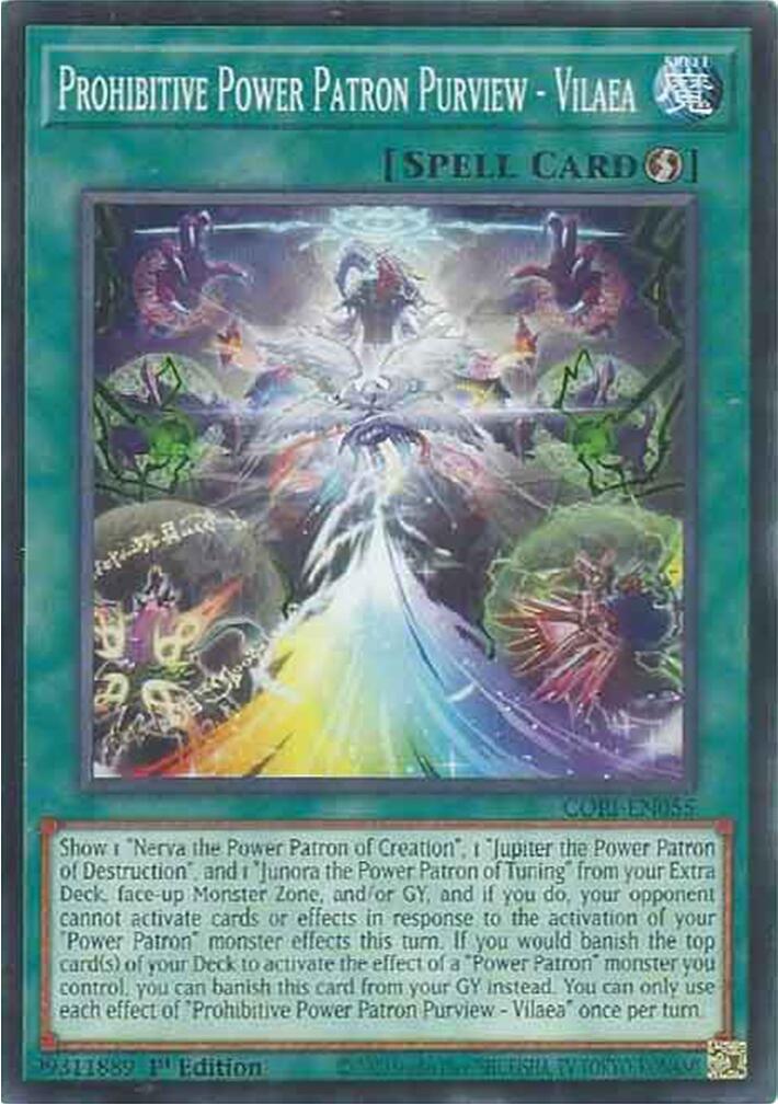Prohibitive Power Patron Purview - Vilaea [CORI-EN055] Common | Exor Games Bridgewater