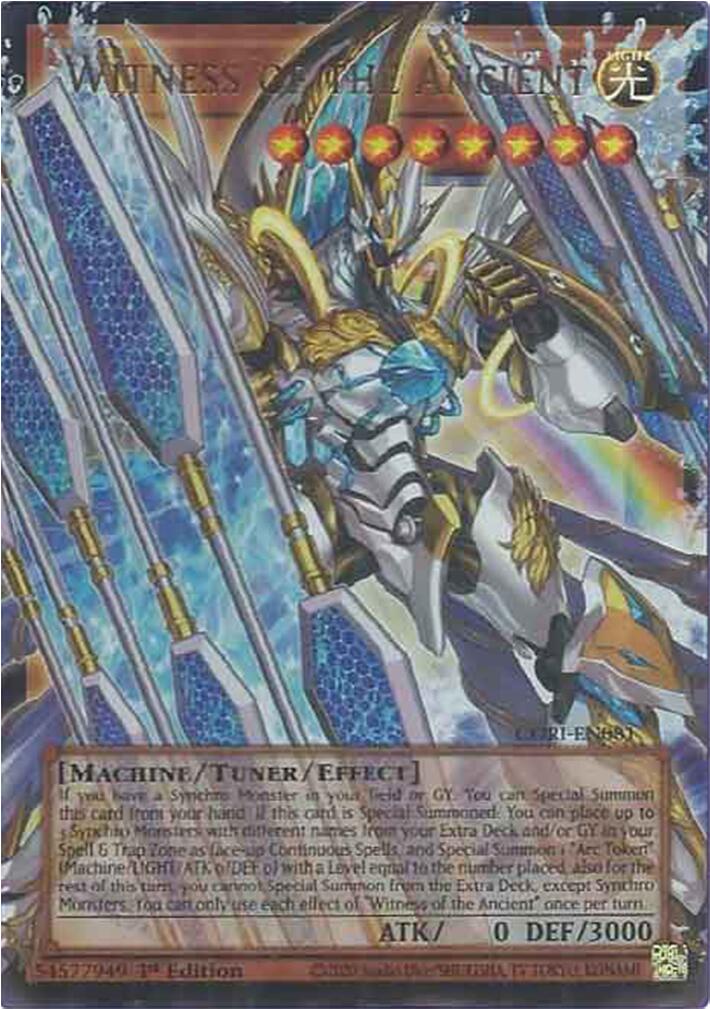 Witness of the Ancient (Secret Rare) [CORI-EN081] Secret Rare | Exor Games Bridgewater