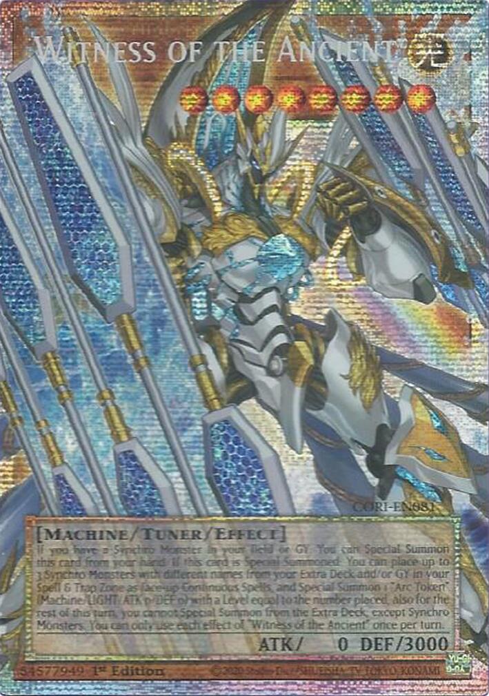 Witness of the Ancient (Starlight Rare) [CORI-EN081] Starlight Rare | Exor Games Bridgewater