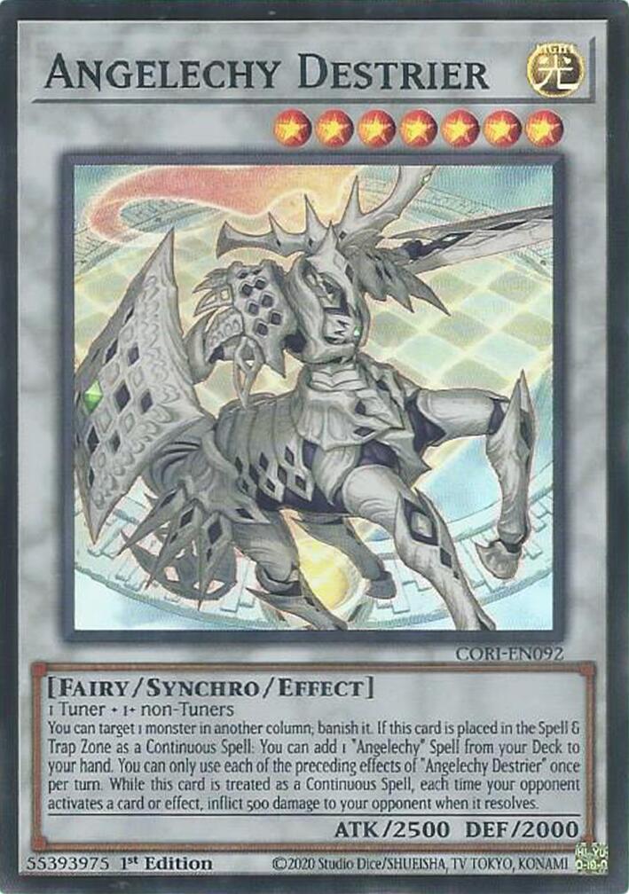 Angelechy Destrier [CORI-EN092] Super Rare | Exor Games Bridgewater