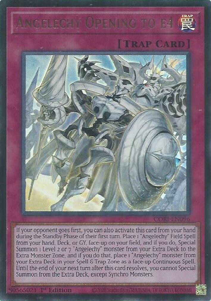 Angelechy Opening to e4 [CORI-EN096] Ultra Rare | Exor Games Bridgewater