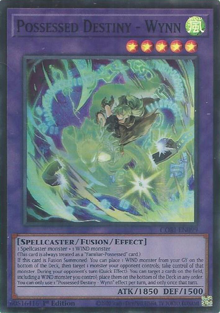 Possessed Destiny - Wynn [CORI-EN099] Super Rare | Exor Games Bridgewater