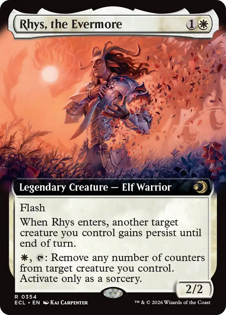Rhys, the Evermore (Extended Art) [Lorwyn Eclipsed] | Exor Games Bridgewater